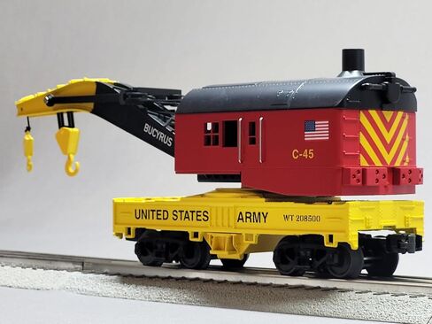 U.S. Army Crane Car #C-45 by MTH Electric Trains in Kuwait