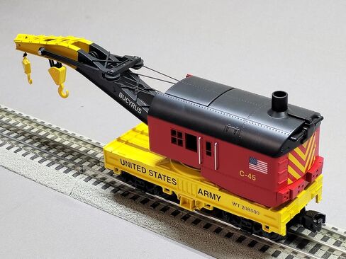U.S. Army Crane Car #C-45 by MTH Electric Trains in Kuwait