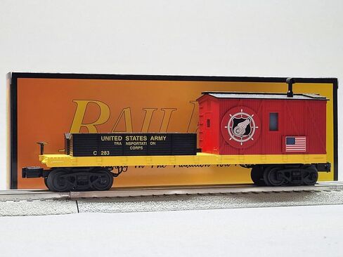 U.S. Army Crane Tender Car by MTH Electric Trains in Kuwait