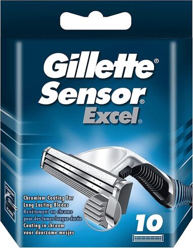 Gillette Sensor Refill Razor Blade Cartridges - 10 Pack in Saudi Arabia