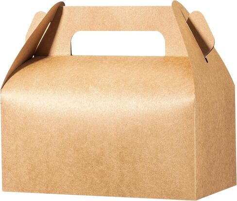 UnicoPak 30 Pack Party Favor Boxes Treat Boxes, White Gable Gift Boxes for Party Favors Goodies Cookies Treats Candies Meals Lunch, 6.5x3.5x3.5 Inches in Kuwait