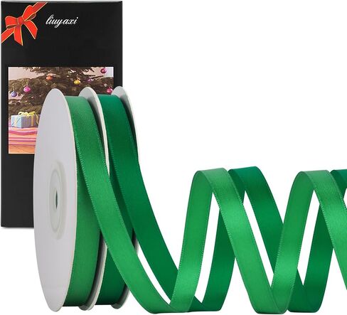 LIUYAXI 3/8 Inch Satin Ribbon Set – 20 Rolls Rainbow Ribbon, 5 Yards Each (Total 100 Yards), Decorative Ribbon for Gift Wrapping, Crafts Hair Bows, Flower Bouquet, Wedding Party Decorat in Kuwait