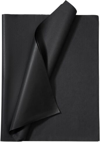 Timirog Black Tissue Paper for Gift Bags 14x20 Inches 100 Sheets in Kuwait