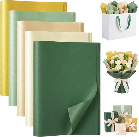 woric 120 Sheets Tissue Paper for Gift Bags 20 x 14 Inch Gift Tissue Paper in Saudi Arabia