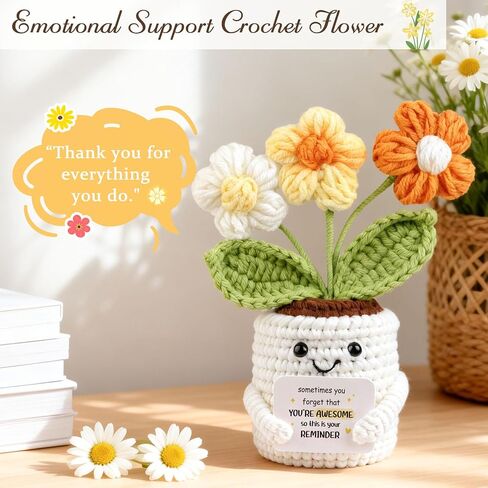 Giftota Daisy Thank You Gifts for Women, Appreciation Care Package Gift Set, Inspirational Thinking of You Self Care Birthday Holiday Gift Basket for Friend Teacher Coworker Nurse Employee Mom Sister in Saudi Arabia