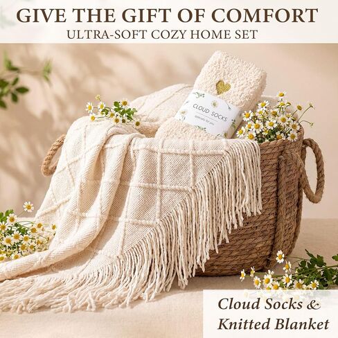 Giftota Daisy Thank You Gifts for Women, Appreciation Care Package Gift Set, Inspirational Thinking of You Self Care Birthday Holiday Gift Basket for Friend Teacher Coworker Nurse Employee Mom Sister in Saudi Arabia