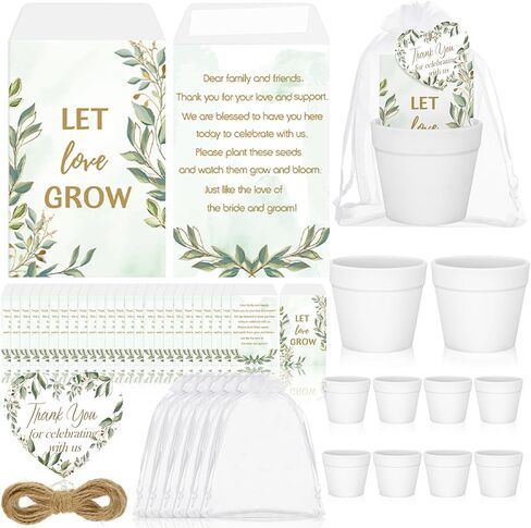Ctosree 50 Sets Little Pumpkin Baby Shower Favors Seed Packets Gift Bags in Kuwait