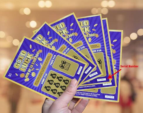 WINGKIND Gold Luck Pregnancy Announcement Fake Lottery Scratch Off Tickets, Great Idea for Pregnancy Reveal, 12 Cards in Saudi Arabia