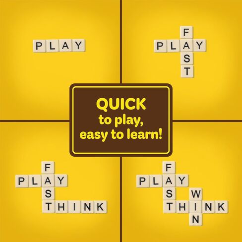 Bananagrams Classic Word Game, 144 Tiles in Banana Pouch, Travel Game in Kuwait