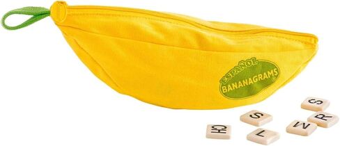 Bananagrams Classic Word Game, 144 Tiles in Banana Pouch, Travel Game in Kuwait