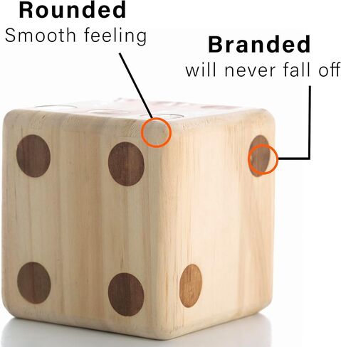 Giant Wooden Yard Dice Set Outdoor Lawn Games for Adults and Family in Saudi Arabia