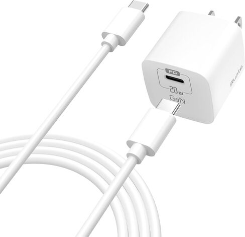شاحن iPad سريع الشحن [معتمد من MFi]، شاحن سريع Quntis 30W GaN لجهاز iPhone iPad مع كابل USB C إلى Lightning بطول 6.6FT متوافق مع iPad Pro/iPad Air/iPhone 14/14 Pro/14 Pro Max/13/12/11/XS in Kuwait