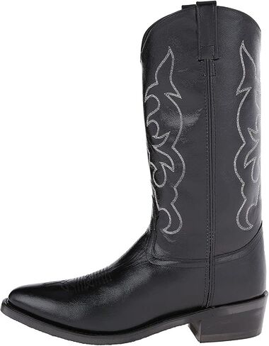 Old West Boots Men's Stitched Cushioned Round Toe Cowboy Western Boots in Kuwait