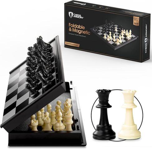 Chess Armory Travel Chess Set 9.5 Inches Magnetic Board in Kuwait