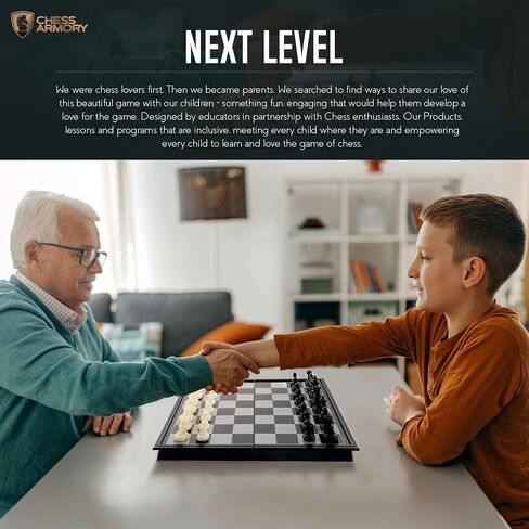 Chess Armory Travel Chess Set 9.5 Inches Magnetic Board in Kuwait