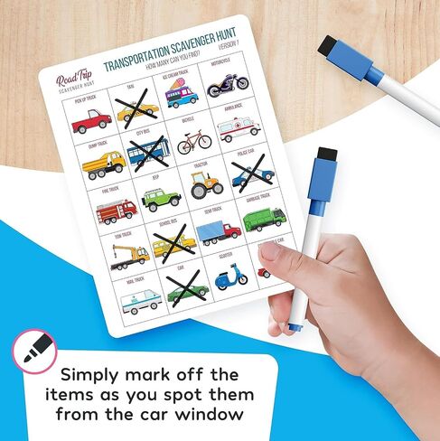 WELL BALANCED Car Bingo - Road Trip Essentials: Car Activities and Games for Kids Ages 4-8 in Saudi Arabia