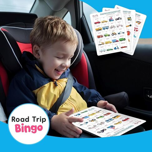 WELL BALANCED Car Bingo - Road Trip Essentials: Car Activities and Games for Kids Ages 4-8 in Saudi Arabia