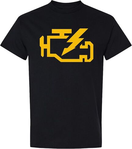 The Goozler Check Engine Light Mechanic auto Repair - Mens Cotton T-Shirt in Kuwait