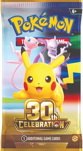 Pokémon TCG: 30th Celebration Elite Trainer Box (1 Full-Art Promo Card, 9 Booster Packs & Premium Accessories) in Kuwait