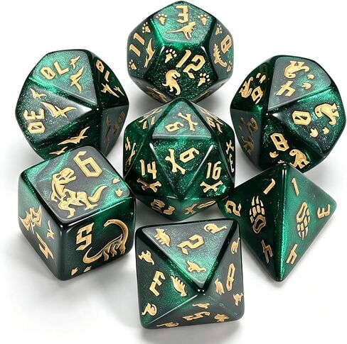 CiaraQ Polyhedral Dice Set for Dungeon and Dragons MTG Table Games in Saudi Arabia