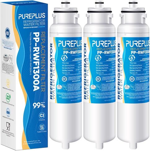 PUREPLUS DW2042FR-09 Repleacement for Daewoo DW2042FR, Kenmore 46-9130, DW2042FR-09, Aqua Crystal DW2042F-09, RWF1300A Refrigerator Water Filter, 3PACK in Kuwait