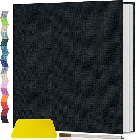 Popotop Photo Album Self Adhesive Scrapbook Album for 4x6 5x7 8x10 Pictures DIY Photo Book as Scrapbooking Supplies Kits, Birthday Gifts for Women Mom Wedding Baby Family Travel in Saudi Arabia