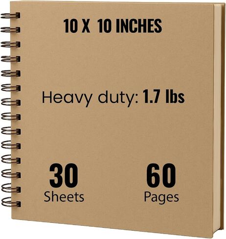 12x12 Modern Shop Scrapbook Album| Hardcover & Extra Thick- 250gsm 100 page in Kuwait