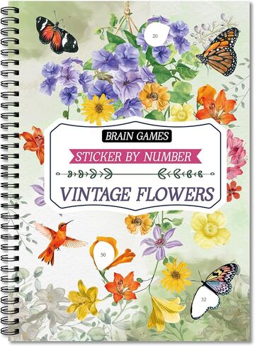 Kalysky Sticker by Number Sticker Book, Relaxation Arts Crafts for Adults in Kuwait