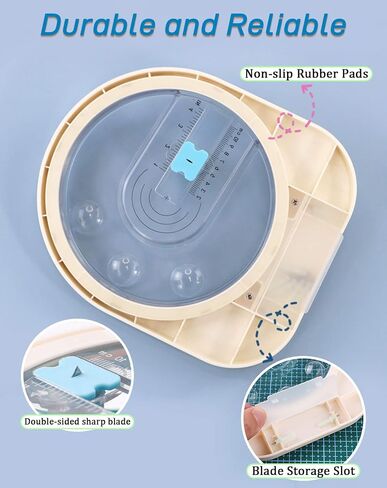 Oythiem Upgraded Rotary Circle Cutter for Paper Crafts, Cuts 1"-4" Circles in Saudi Arabia