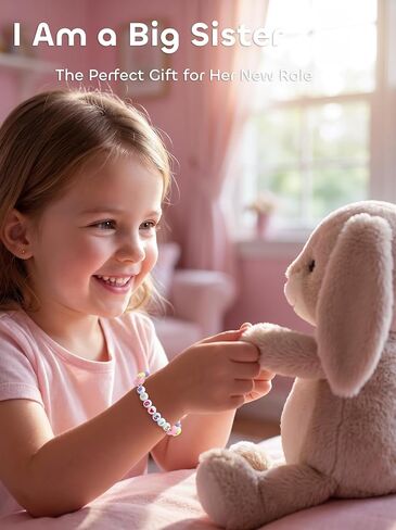 COZEFFIC Big Sister Gift, Big SIS Bracelet, Stickers & Coloring Book in Saudi Arabia