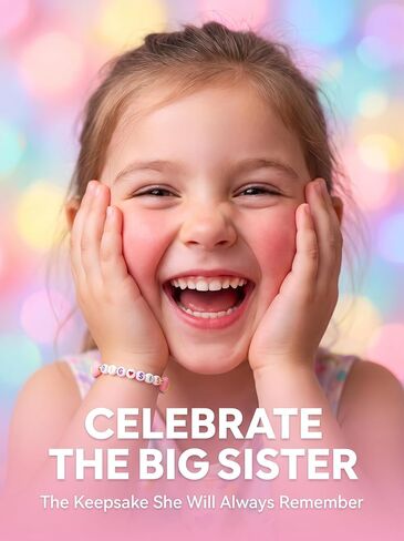 COZEFFIC Big Sister Gift, Big SIS Bracelet, Stickers & Coloring Book in Saudi Arabia