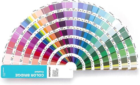 Pantone Color Bridge Guide Coated New Version | Pantone to CMYK, RGB & HTML Color Matching Fan Deck for Graphic Design, Branding & Print | GG6103C [NEW Version] in Saudi Arabia