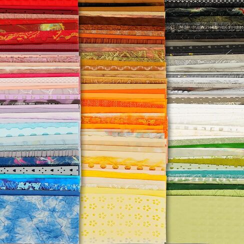 160 Sheets Textured Scrapbook Paper and Mesh Fabric Assorted Set in Kuwait