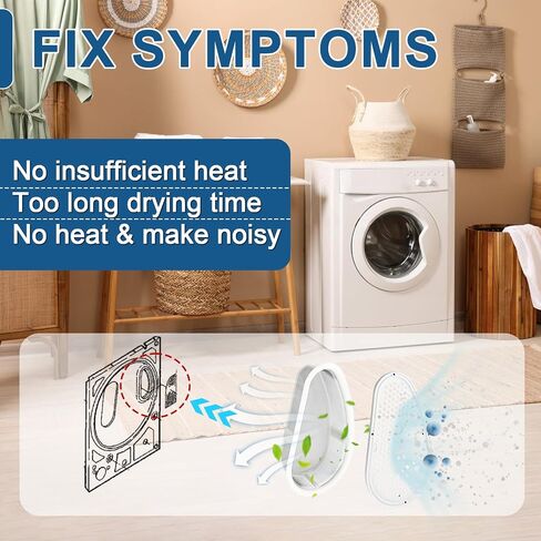 UPGRADED W10828351 Dryer Lint Trap Filter & Cover with Stainled Steel Mesh Screen Fit Whirlpool Kenmore Stackable Dryer/Washer Replaces 8531964 4338557 AP5985829-1 YEAR WARRENTY in Kuwait