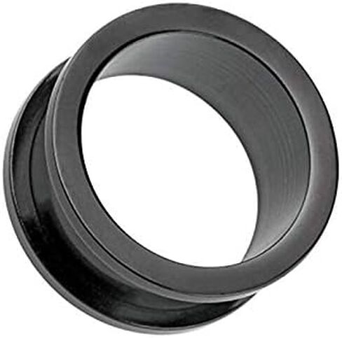 Covet Jewelry Colorline Steel Screw-Fit Ear Gauge Tunnel Plug in Kuwait