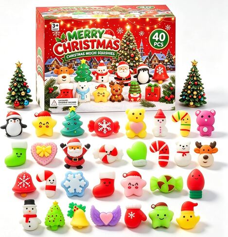 80 Pcs Party Favors for Kids 4-8, Kawaii Squishies Mochi Squishy Toys Bulk in Kuwait