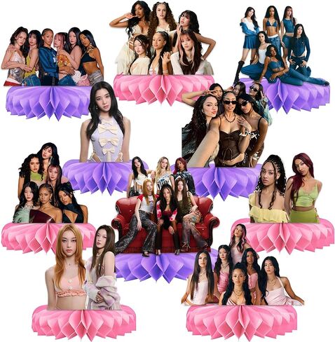 10 PCS Katseye Birthday Decorations Party Decorations for Birthday Party Supplies, KATSEYE Merchandise Gift for Fans Girls in Kuwait