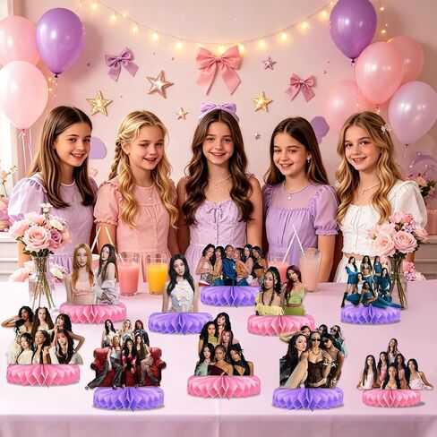 10 PCS Katseye Birthday Decorations Party Decorations for Birthday Party Supplies, KATSEYE Merchandise Gift for Fans Girls in Kuwait