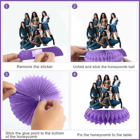 10 PCS Katseye Birthday Decorations Party Decorations for Birthday Party Supplies, KATSEYE Merchandise Gift for Fans Girls in Kuwait