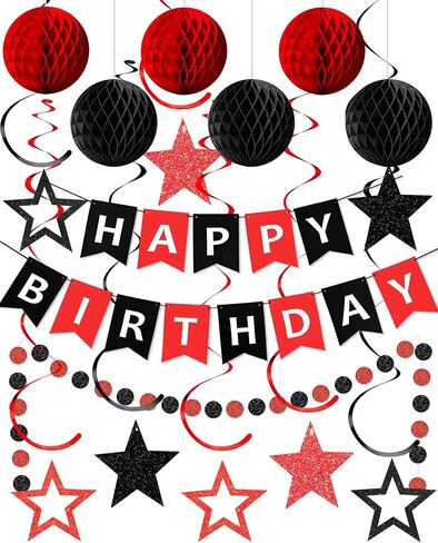 Blue Happy Birthday Decorations, Party Decorations Banners for Men Boys in Saudi Arabia