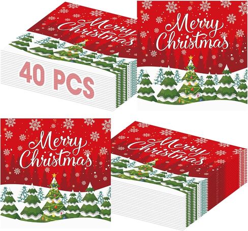 50 Pack Football Napkins Sets - Football Party Supplies, Rugby Football Field Touchdown Design Disposable Luncheon Dinner Party Paper Napkins for Footballs Game Day Tailgate Party Favors Decorations in Saudi Arabia