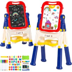 Easel for Kids Toys, Double-Sided Magnetic Painting Board in Kuwait