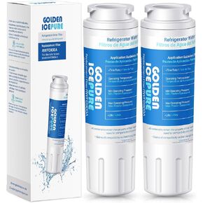 GOLDEN ICEPURE UKF8001 Replacement for MAYTAG UKF8001, Whirlpool Filter 4 EveryDrop EDR4RXD1, 2 pack, Mfi2570fez Msd2651heb, Kitchenaid Krfc300ess01, KENMORE 469006, RWF0900A Refrigerator Water Filter in Kuwait