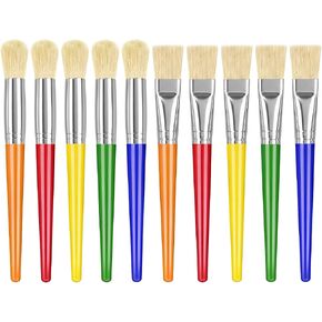 10 PCS Paint Brushes for Kids Toddlers Acrylic Painting Washable in Kuwait