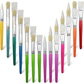 GACDR Kids Paint Brushes Bulk, 36PCS Classroom Paint Brushes for Kids in Kuwait