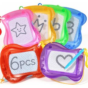 6 Pack Mini Magnetic Drawing Board for Kids, Erasable Keychain Doodle Board in Kuwait