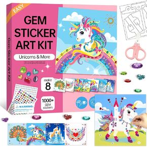 Marlrin Cat Diamond Art Kit for Kids Ages 4-8, Gem Sticker Kit for Girls in Saudi Arabia