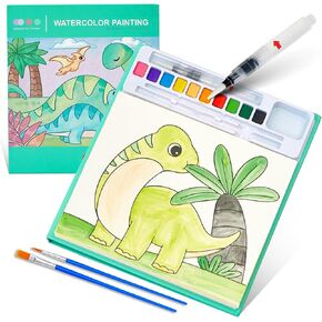 Paint with Water Coloring Books for Toddlers - Watercolor Painting Book Sets for Kids Ages 3-5 4-8, 24 Pages Total DIY Arts & Crafts Drawing Activities Books Toy Birthday Gift for Boys Girls (Unicorn) in Saudi Arabia