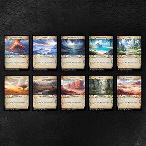Proxy Cards for MTG, Alternative Custom Art DIY Cards, Ixalan Sytle Dual Lands, Normal in Saudi Arabia