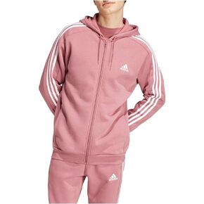 adidas Men's Essentials 3-Stripes Fleece Hoodie in Saudi Arabia